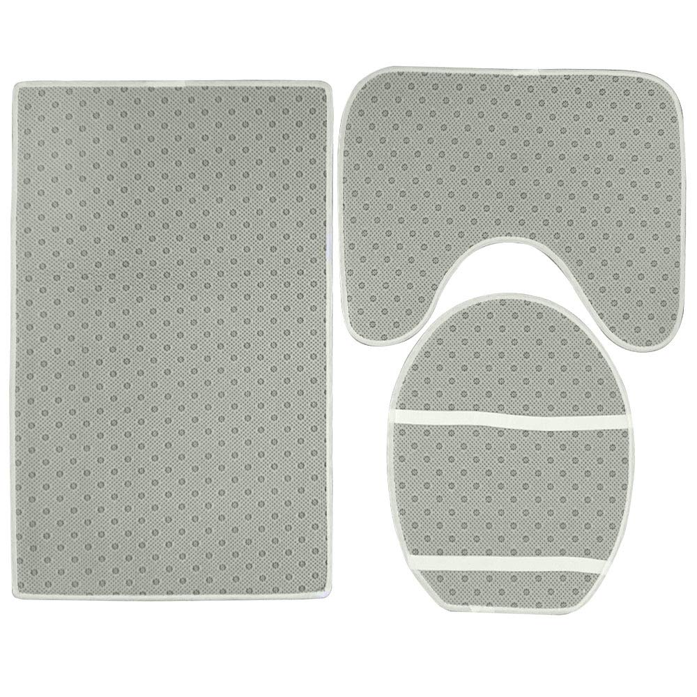 Funny Cat Bathroom Set - Non-Slip Rugs, Toilet Lid Cover & Bath Mat with Hooks | Cute Cat Diving Shower Curtain for Pet Lovers | Perfect for Bathroom Decor & Gift Ideas