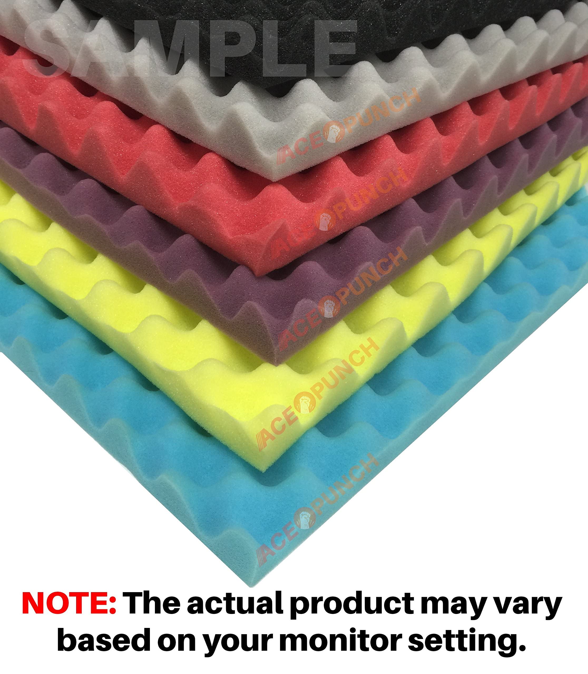 16 Pack Blue & Yellow Acoustic Foam Panels - 19.6