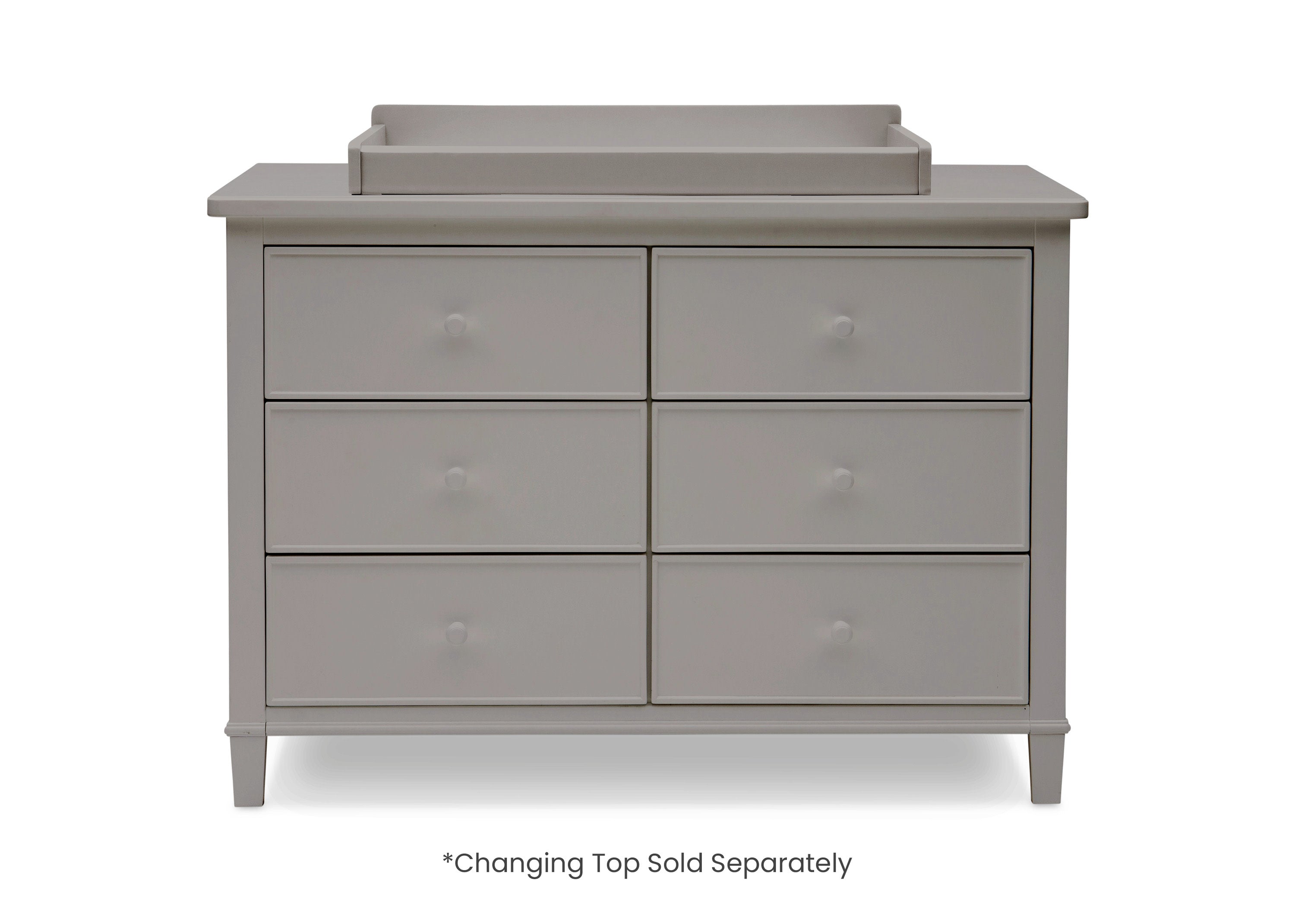 Haven 6-Drawer Dresser with Interlocking Drawers - Sturdy Wooden Chest of Drawers for Bedroom Storage & Organization - Perfect for Master Bedroom, Guest Room or Nursery Closet