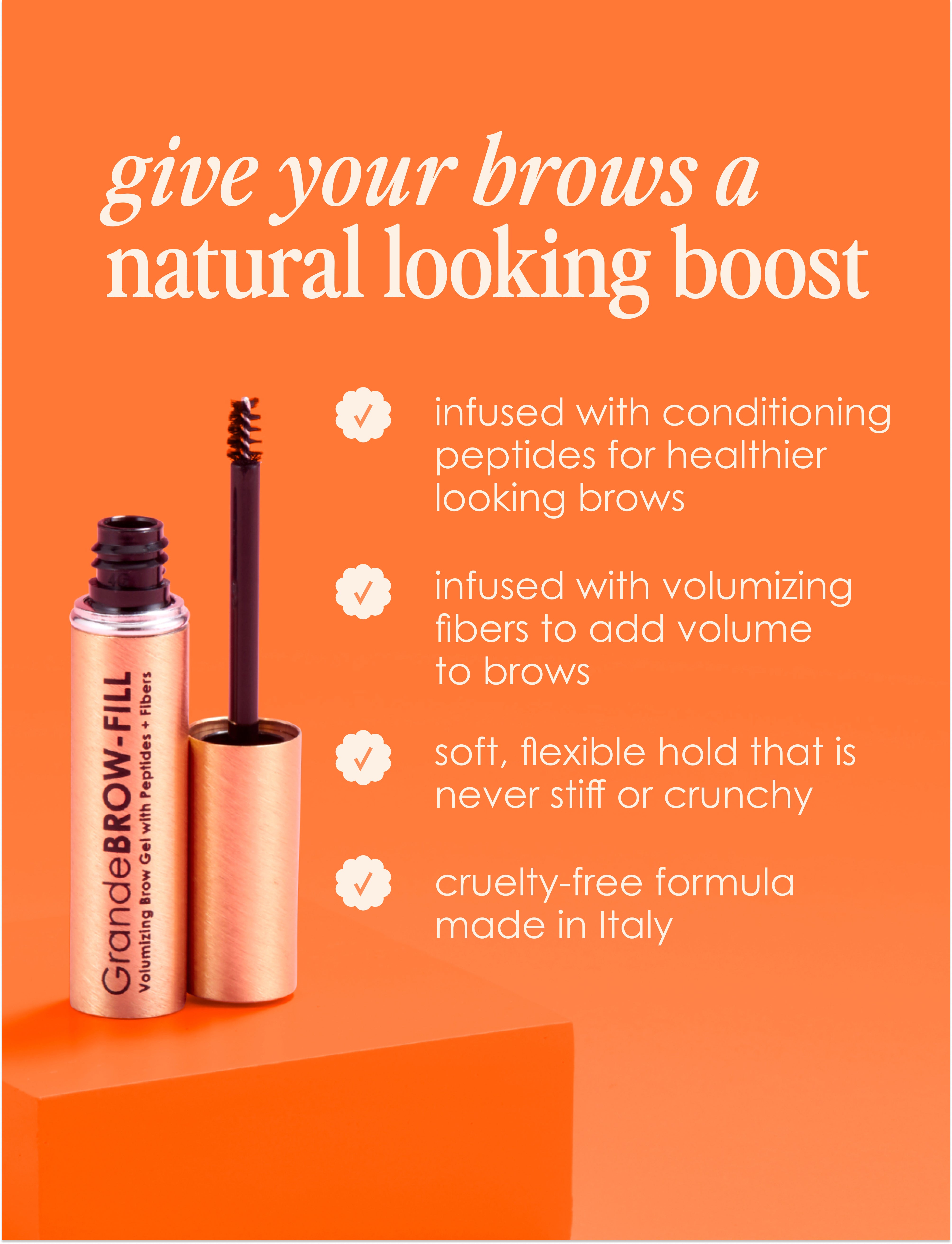 GrandeBrow Eyebrow Growth Serum - Natural Lash & Brow Enhancer for Fuller, Thicker Eyebrows - Perfect for Daily Use & Special Occasions