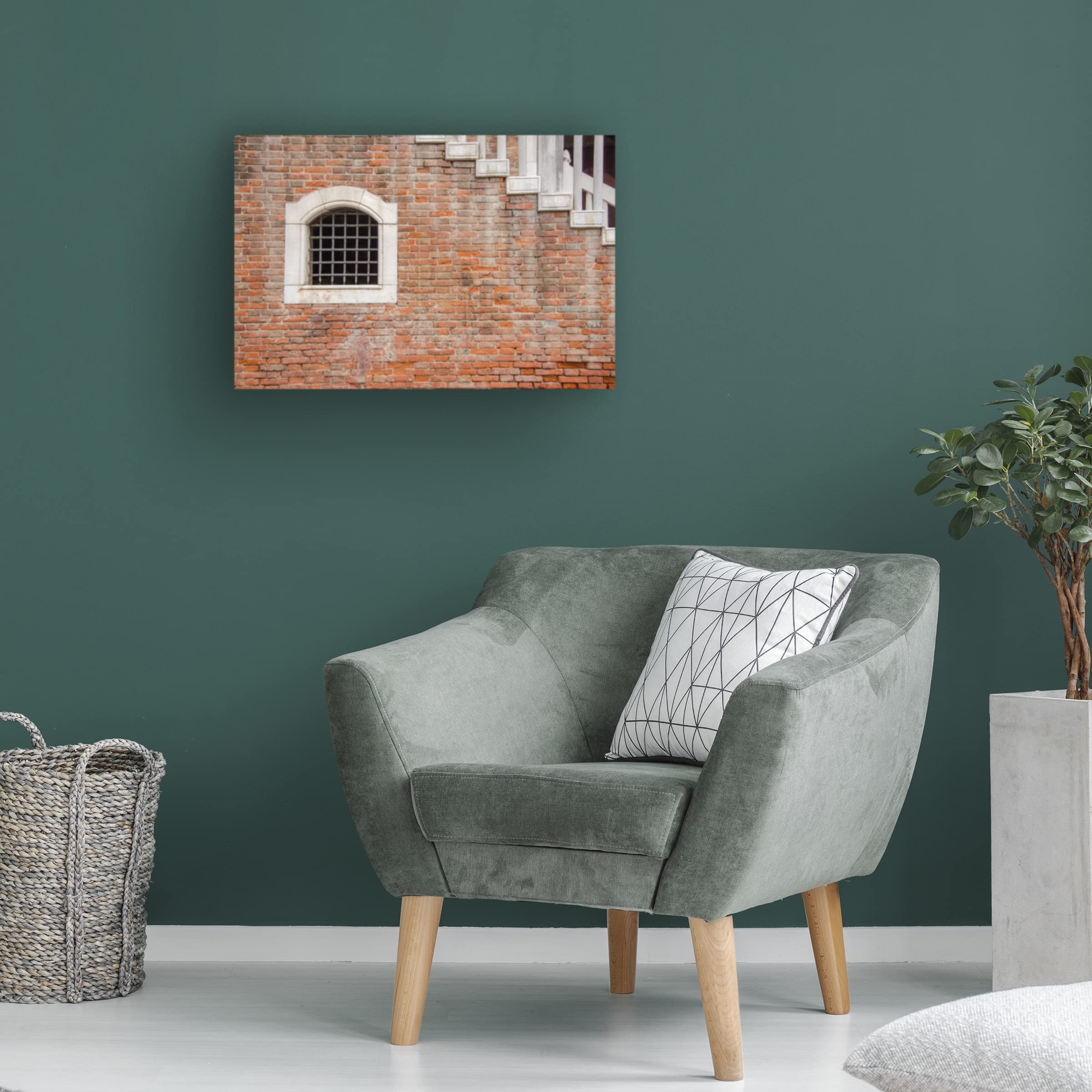 Laura DeNardo 'Windows and Doors of Venice IX' Canvas Wall Art Print - Trademark Fine Art Collection | Perfect for Living Room, Bedroom & Office Decor