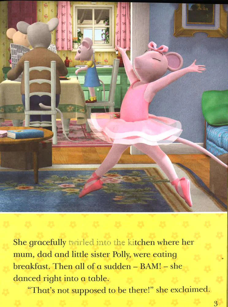 Angelina Ballerina Angelina's New School - Children's Ballet Book for Kids | Perfect for Bedtime Stories, School Reading & Ballet Enthusiasts
