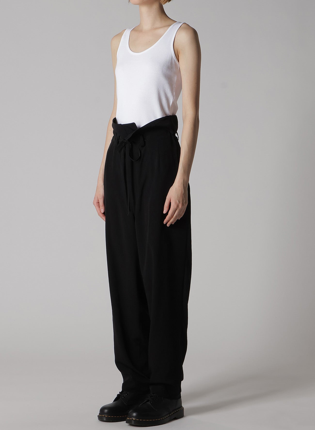 CREPE de CHINE HIGH WAIST PANTS for Women - Elegant Flowy Trousers with Comfortable Stretch Waistband | Perfect for Office Wear, Casual Outfits & Special Occasions