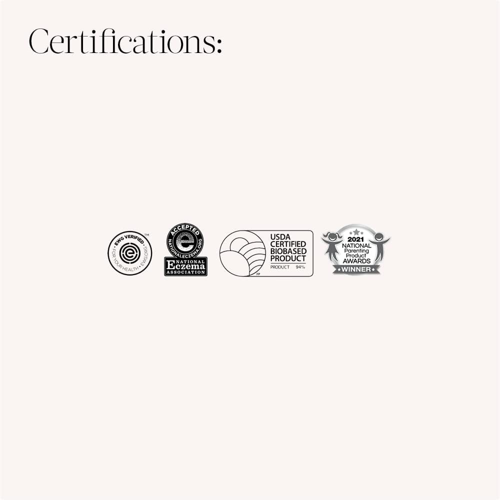 Evereden Baby Shampoo & Body Wash 8.5oz + Nourishing Face Cream 1.7oz | 2-in-1 Gentle Baby Care Set | Hypoallergenic, Fragrance-Free | Perfect for Newborn Bath Time & Daily Moisturizing Routine