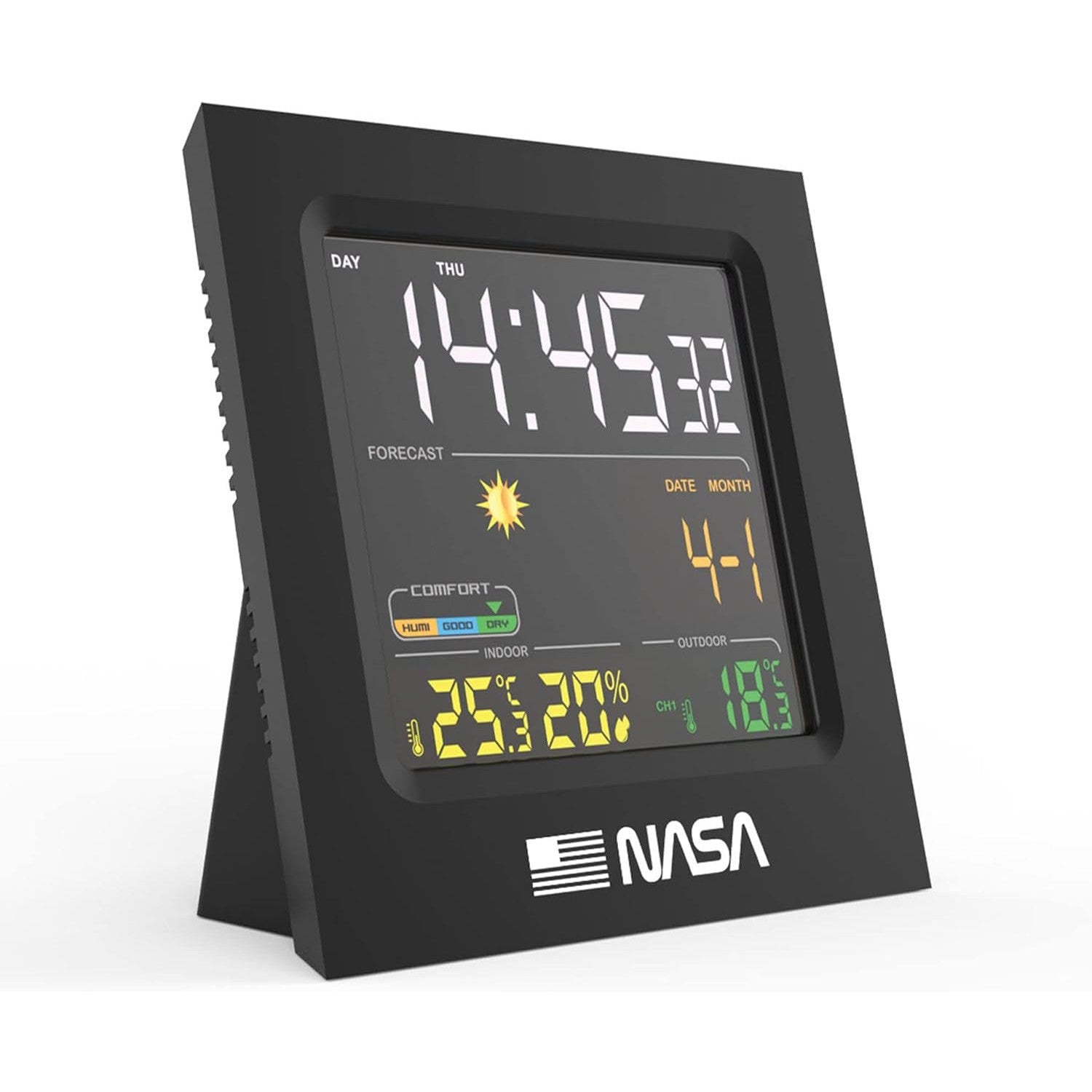NASA Weather Station WS300 - Wireless Digital Weather Monitor for Home & Outdoor Use - Perfect for Astronaut Enthusiasts, Weather Tracking, and Home Security