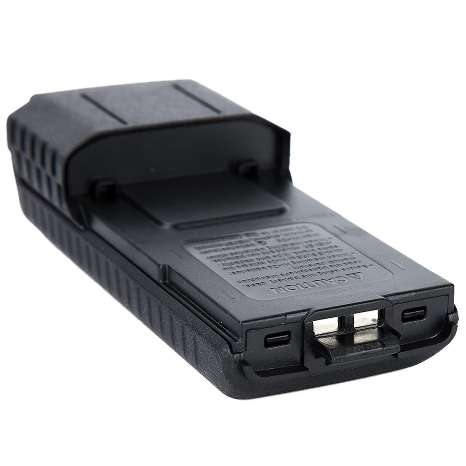 Baofeng UV5R Extended Battery Box with 6 AA Battery Tester - Compatible with UV5R, UV5RE, UV5RA Walkie Talkies - Perfect for Outdoor Adventures, Emergency Communication, and Hiking