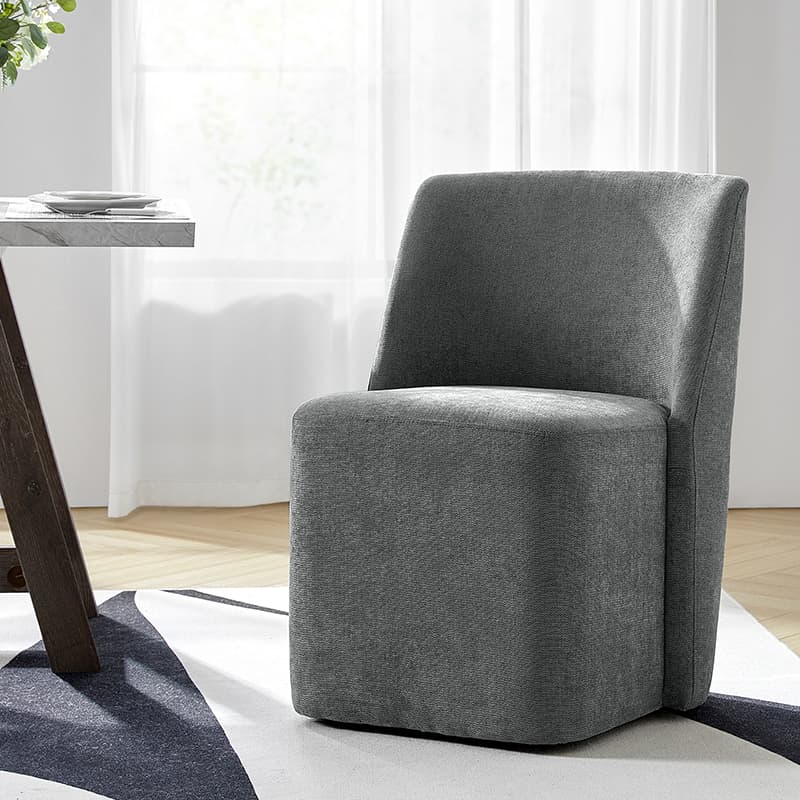 Yale Modern Curved Backrest Dining Chair - Adjustable & Versatile for Kitchen, Dining Room, Office (Set of 2, 4 or 6) - Comfortable Seating for Home & Restaurant Use