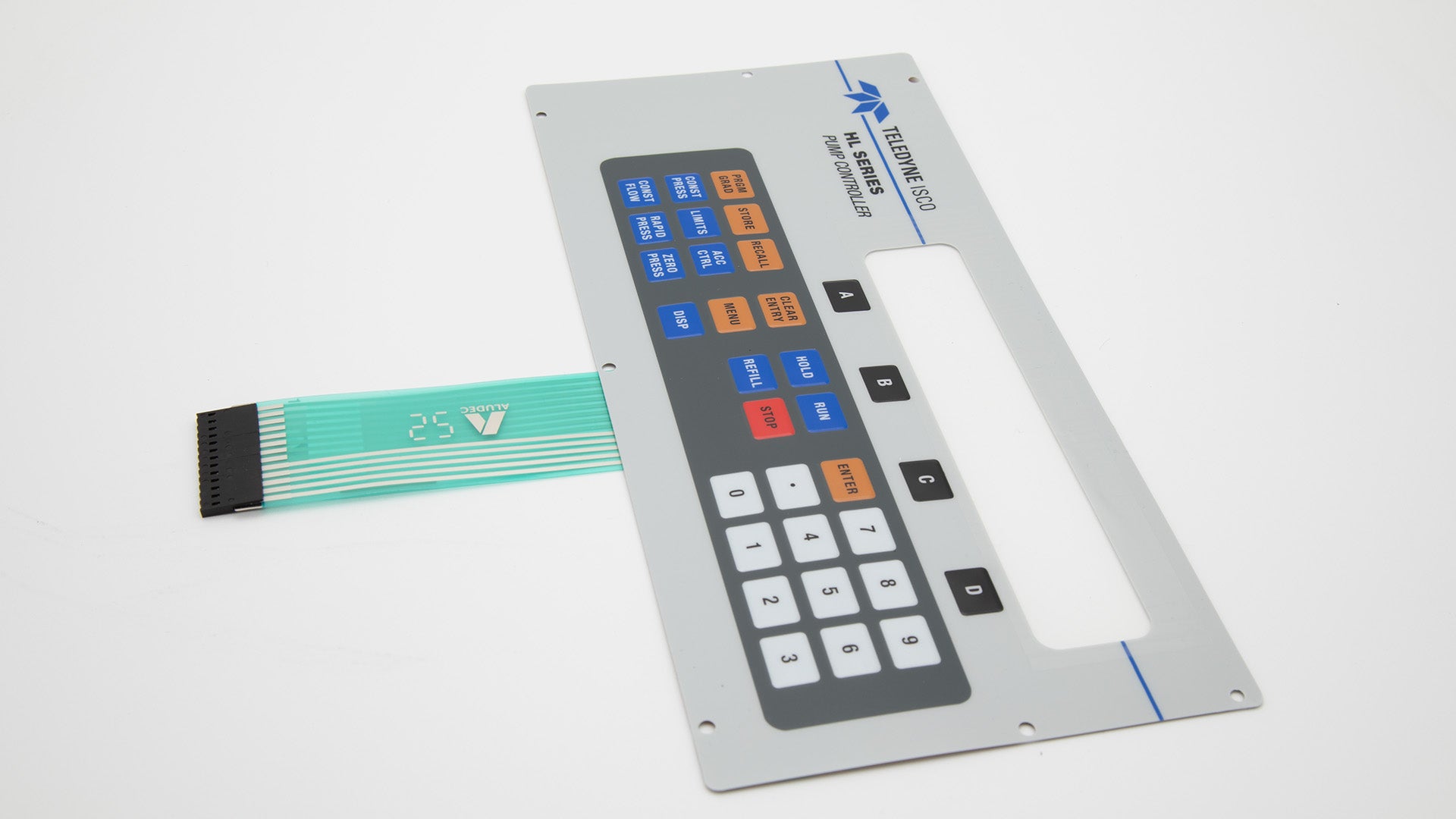 4th Generation HAZLOC Pump Front Panel Controller Label - Durable Replacement Part for Industrial Fluid Transfer Systems
