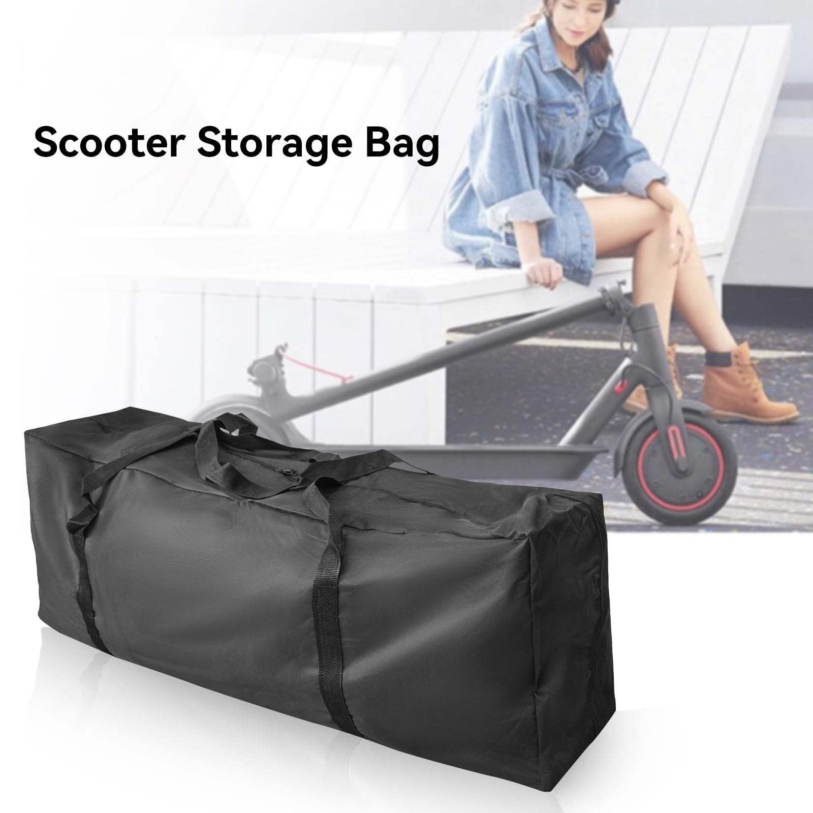 Foldable Electric Scooter Storage Bag - Waterproof Carrying Case for Xiaomi Scooters & Folding Bikes | Portable Transportation Backpack for Commuting, Travel & Outdoor Adventures