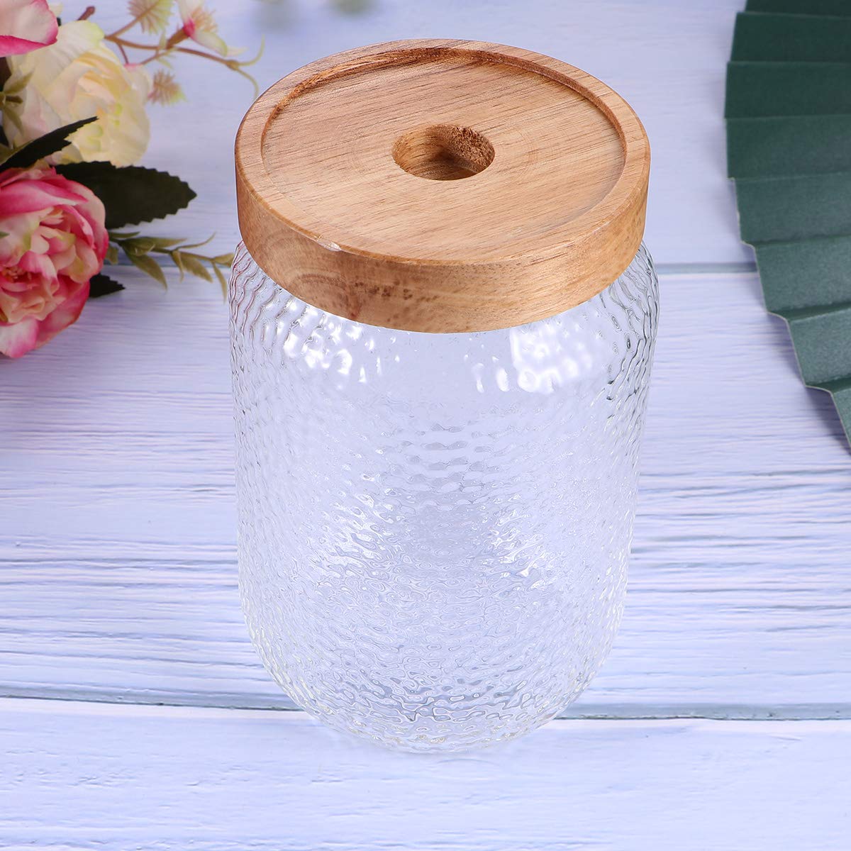 Glass Spaghetti & Food Storage Container - Airtight Terrarium Jar for Powder, Cookies & Tea | Perfect for Kitchen Pantry, Baking & Home Organization