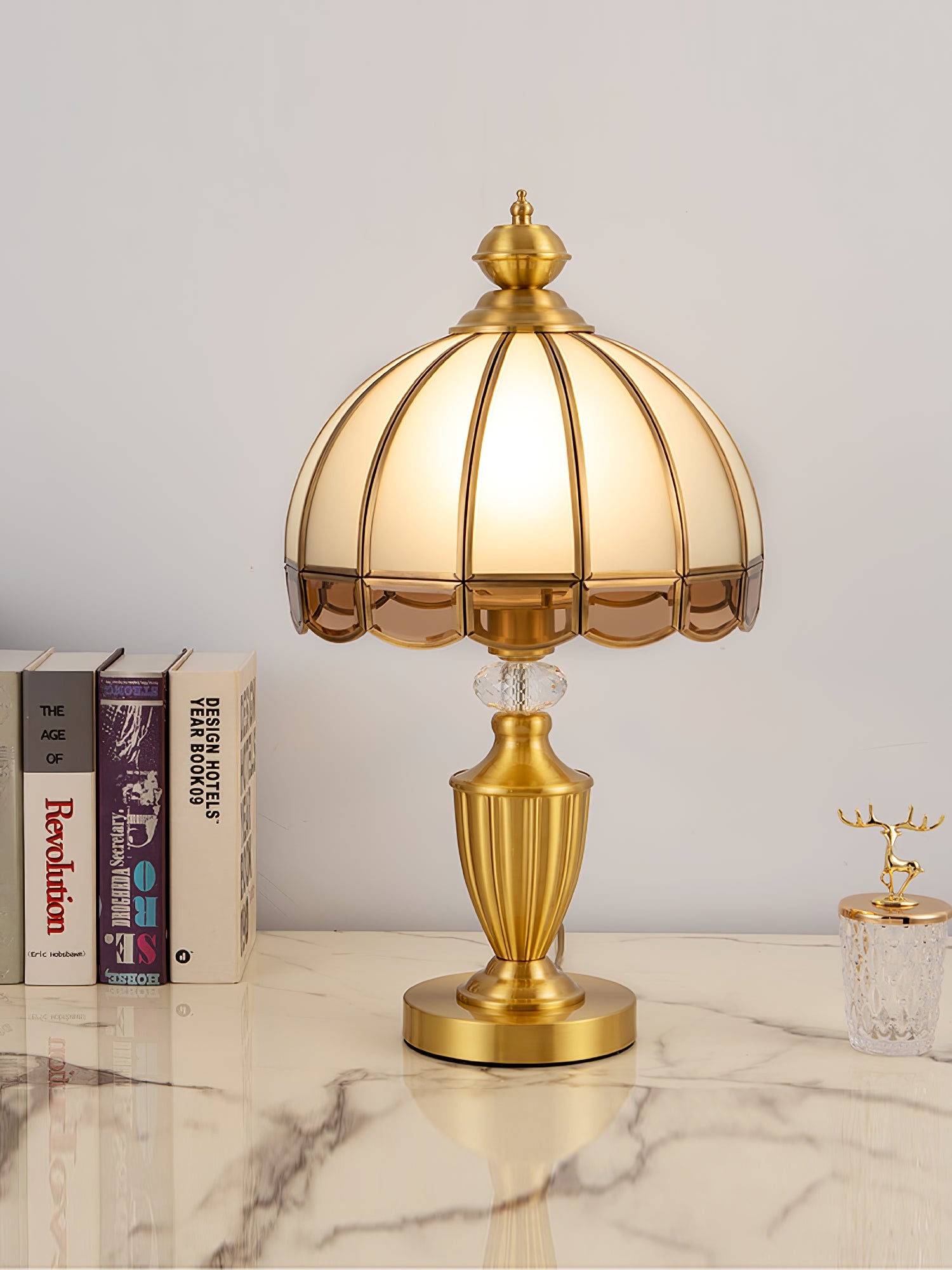 Clarissa Table Lamp - Modern LED Bedside Lamp with USB Port, Adjustable Brightness for Bedroom, Living Room & Office - Perfect for Reading, Working & Relaxing