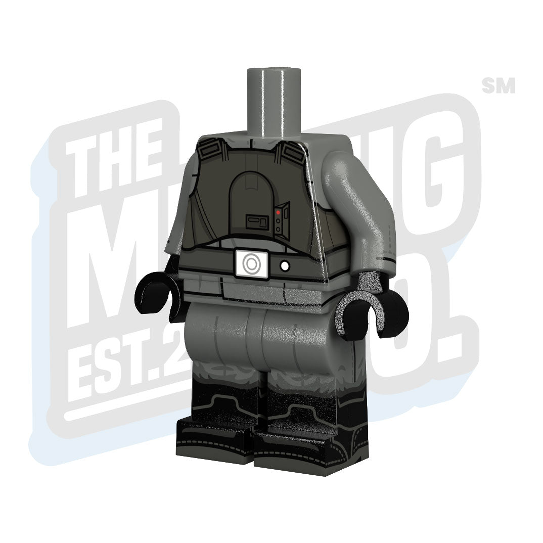 Star Wars Imperial Armored Officer Costume (Plain) - Perfect for Cosplay, Halloween, and Collectors