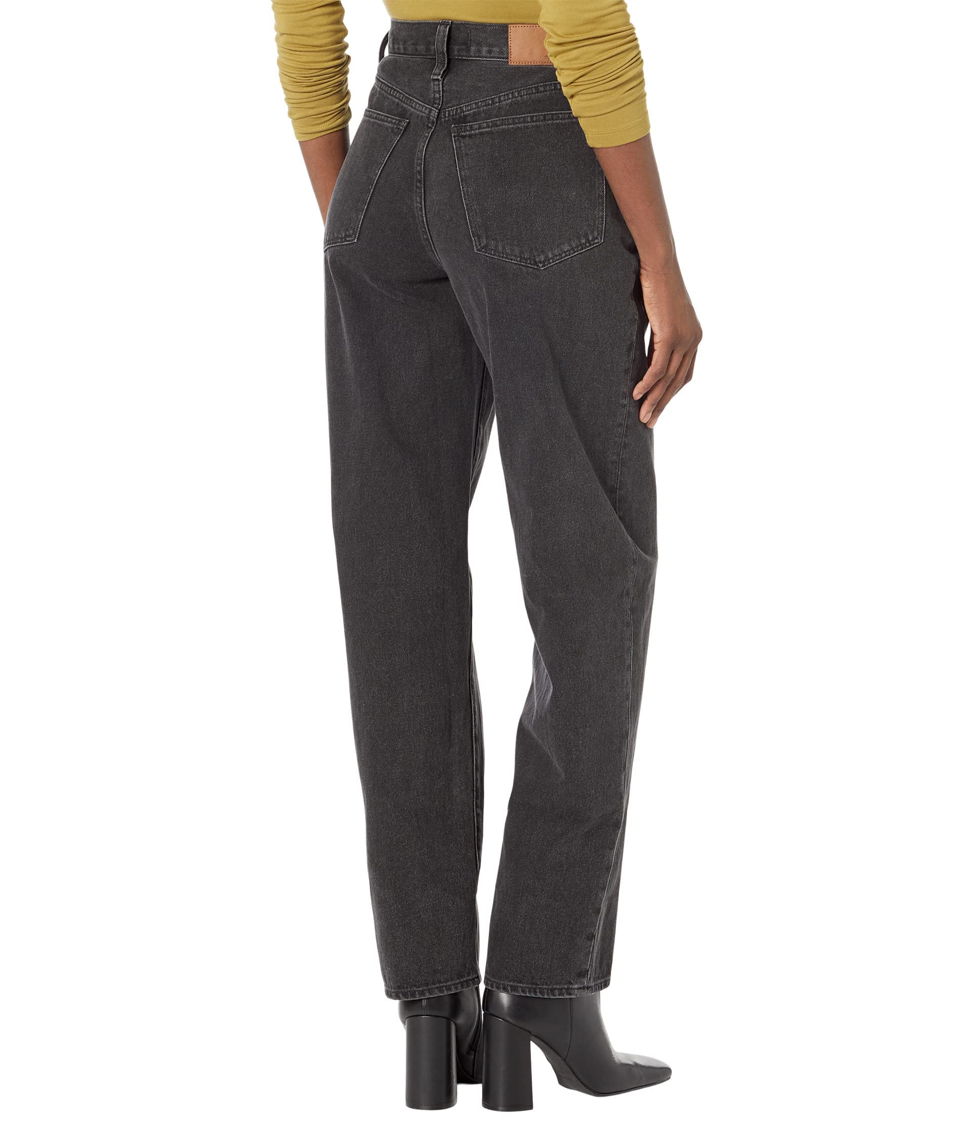 Madewell Baggy Straight Jeans for Women - High Waist Distressed Denim Pants in Raybard Wash | Casual Streetwear & Everyday Comfort