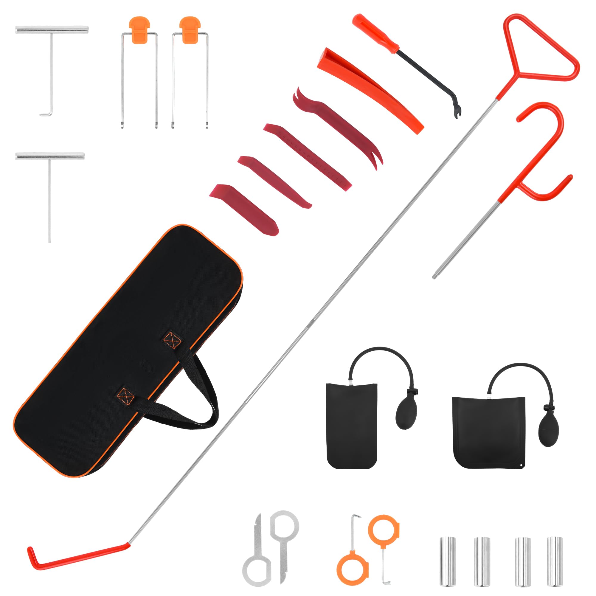 Wenred 28-Piece Professional Emergency Car Tool Set for Cars & Trucks - Portable Vehicle Repair Kit with Carry Bag - Perfect for Roadside Emergencies, DIY Repairs & Auto Maintenance