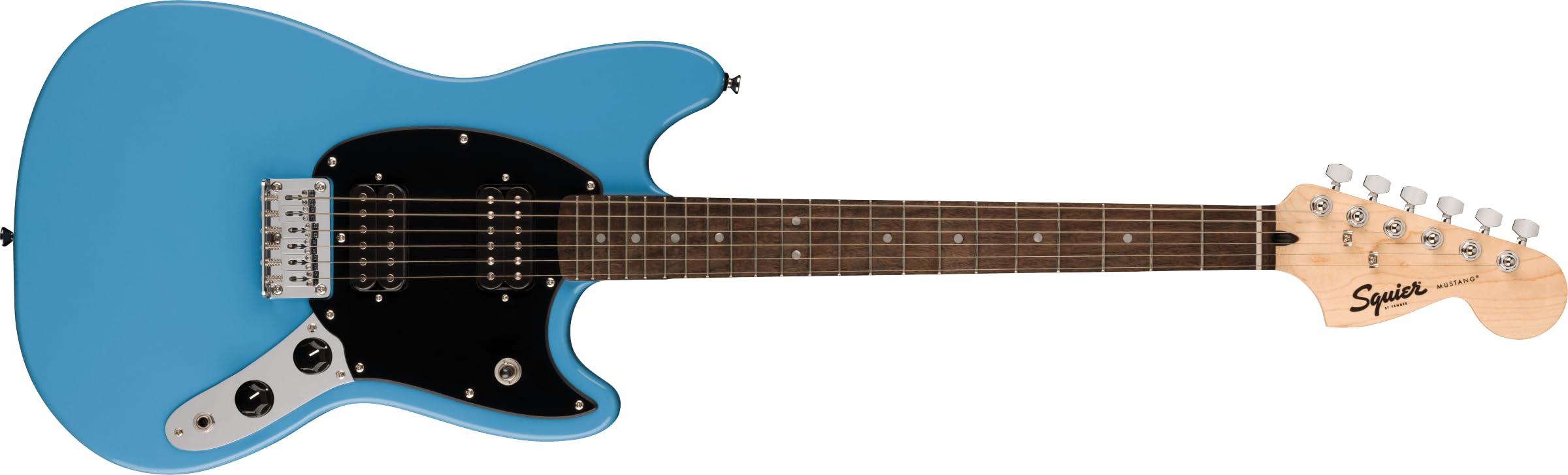 Squier 6 String Solid-Body Electric Guitar for Beginners - Right-Handed, Blue (0373701526) - Perfect for Rock, Blues & Home Practice