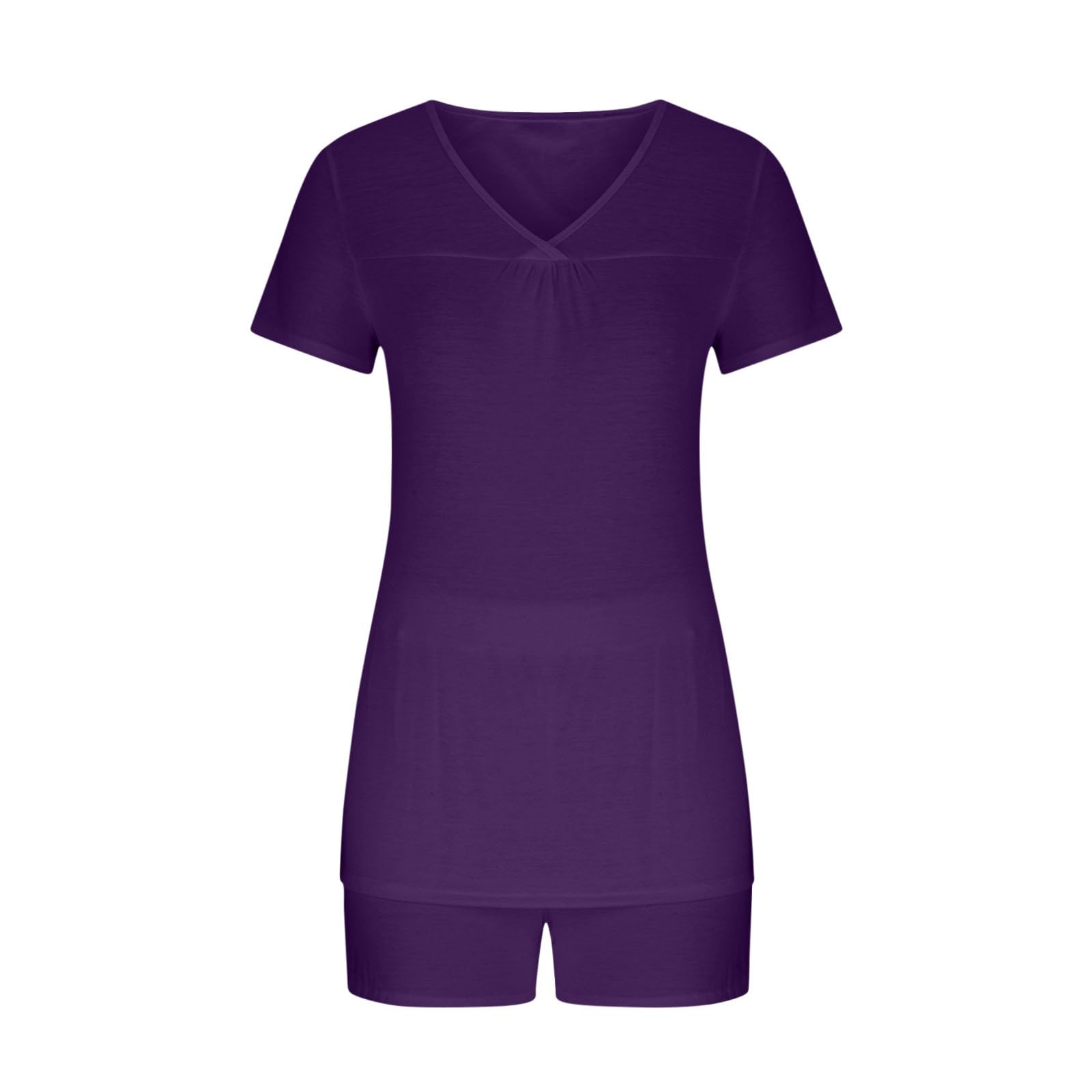 **Women's Soft Lounge Sets - Comfy Summer Pajama Sets & Sleepwear 2024 | Breathable Loungewear Tops & Shorts for Relaxing at Home, Travel & Sleep**
