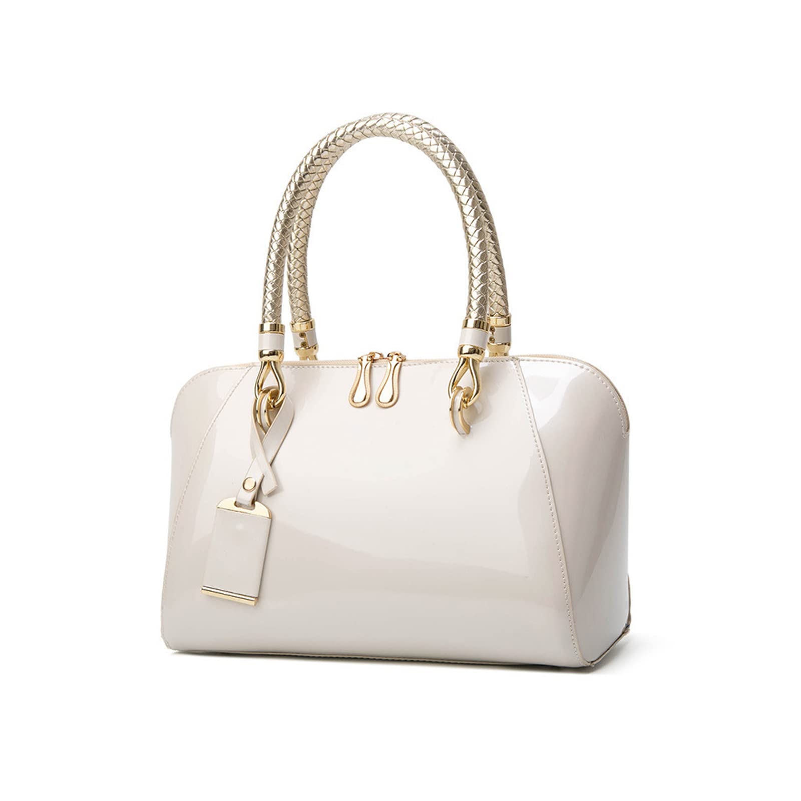 Nicole & Doris Women's Handbag Purses - Patent Leather Top Handle Bags, Elegant Clutches & Small Shoulder Bags for Evening, Work & Party | Fashion Accessories for Women