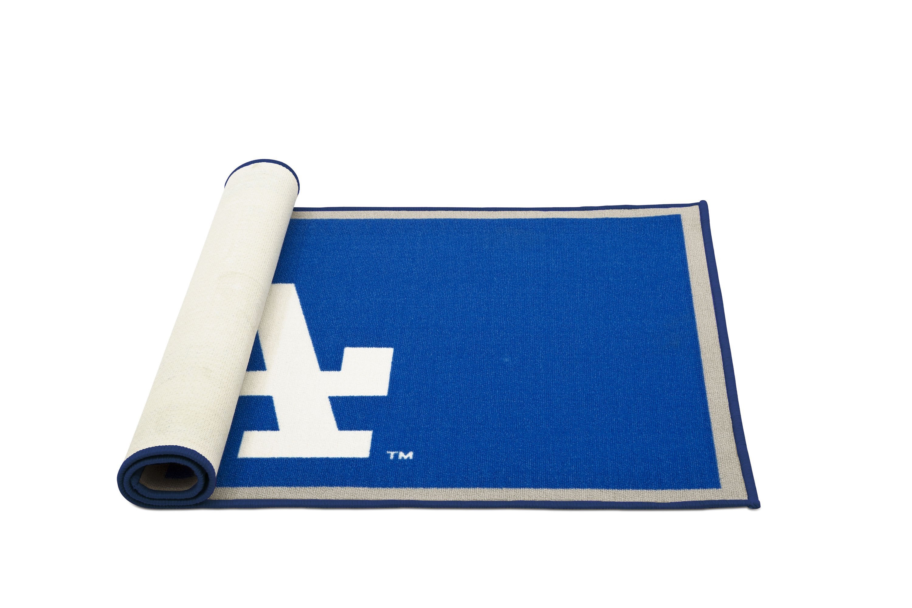 Los Angeles Dodgers Soft Non-Slip Area Rug 4' x 2'6 - Perfect for Living Room, Bedroom, or Game Room Decor - Officially Licensed MLB Team Rug