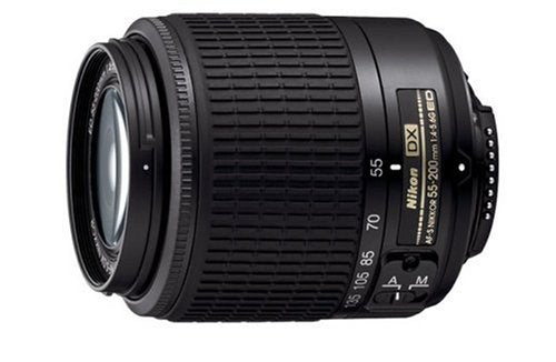 Nikon AF-S DX NIKKOR 55-200mm f/4.5-5.6G ED VR Zoom Lens for DSLR Cameras - Perfect for Travel, Wildlife & Sports Photography