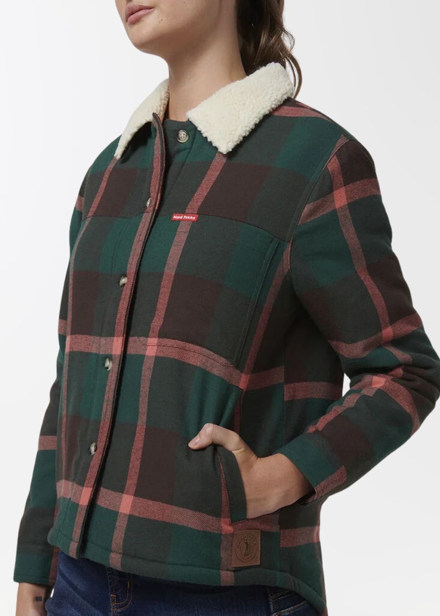 Women's Heritage Sherpa Lined Denim Trucker Jacket - Cozy & Stylish for Fall & Winter Outfits, Casual Wear & Outdoor Adventures