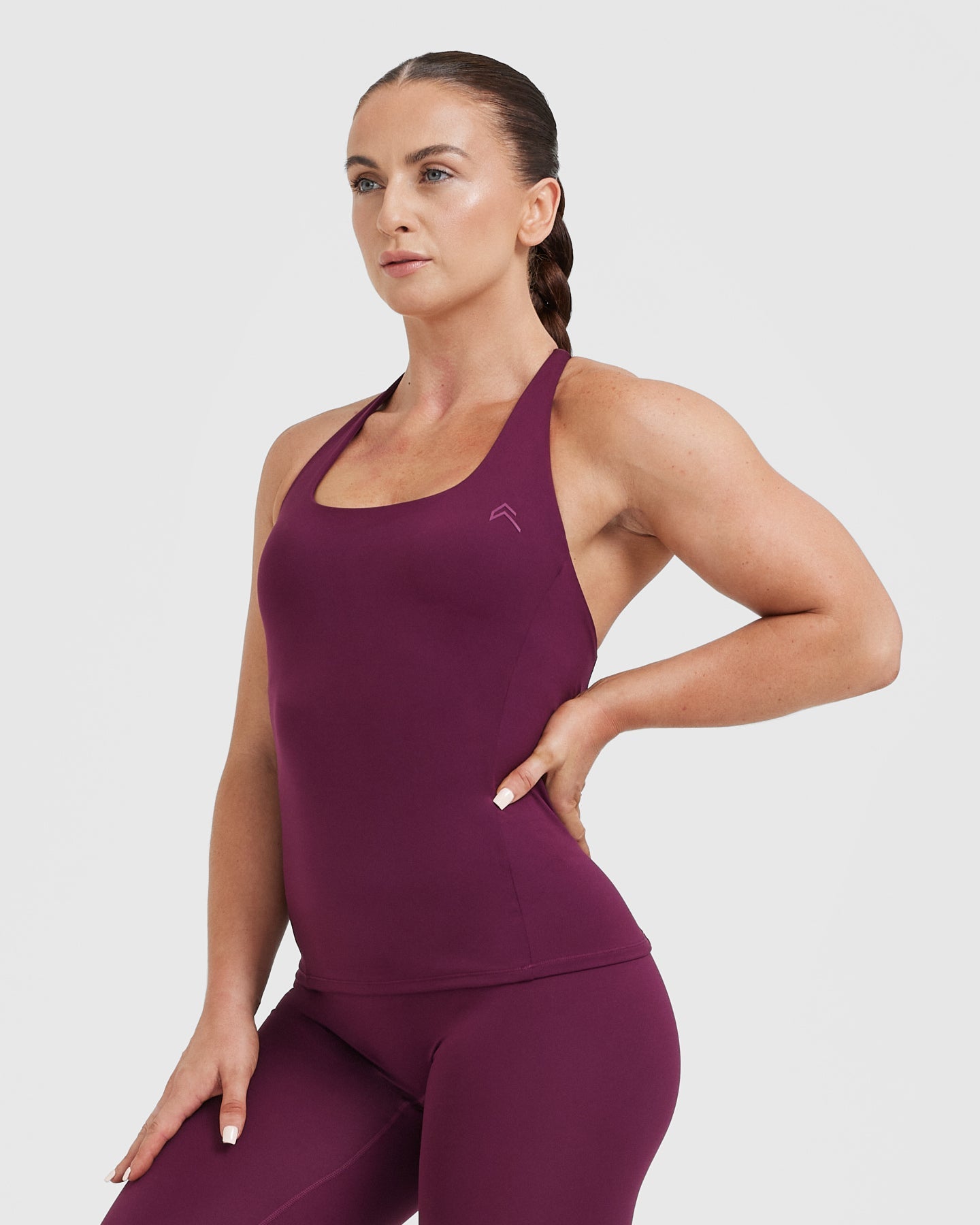 Timeless Square Neck Vest for Women - Elegant Ripe Fig Color | Perfect for Layering, Office Wear & Casual Outfits