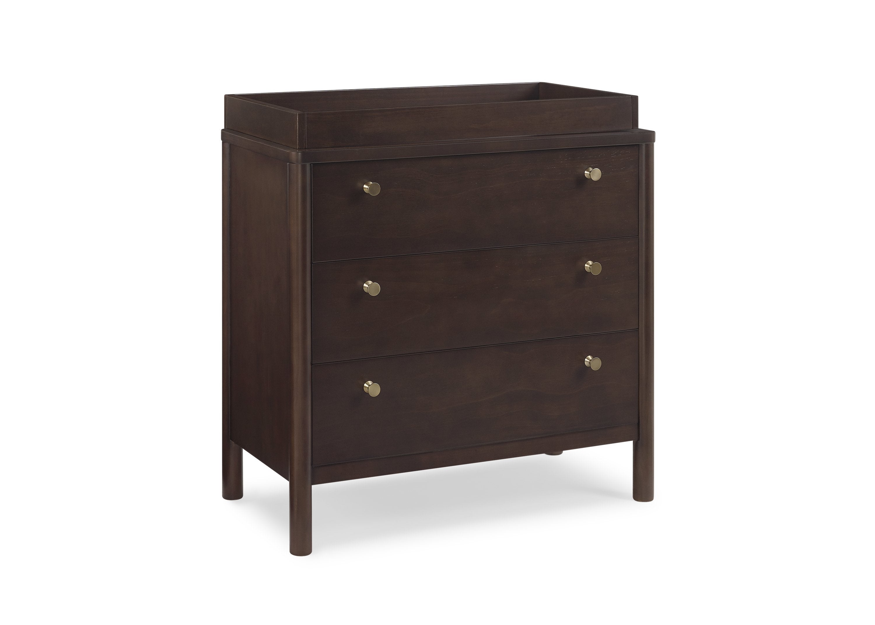 Remy 3 Drawer Nursery Dresser with Changing Table Top - Perfect Baby Changing Station for Nursery Organization & Storage