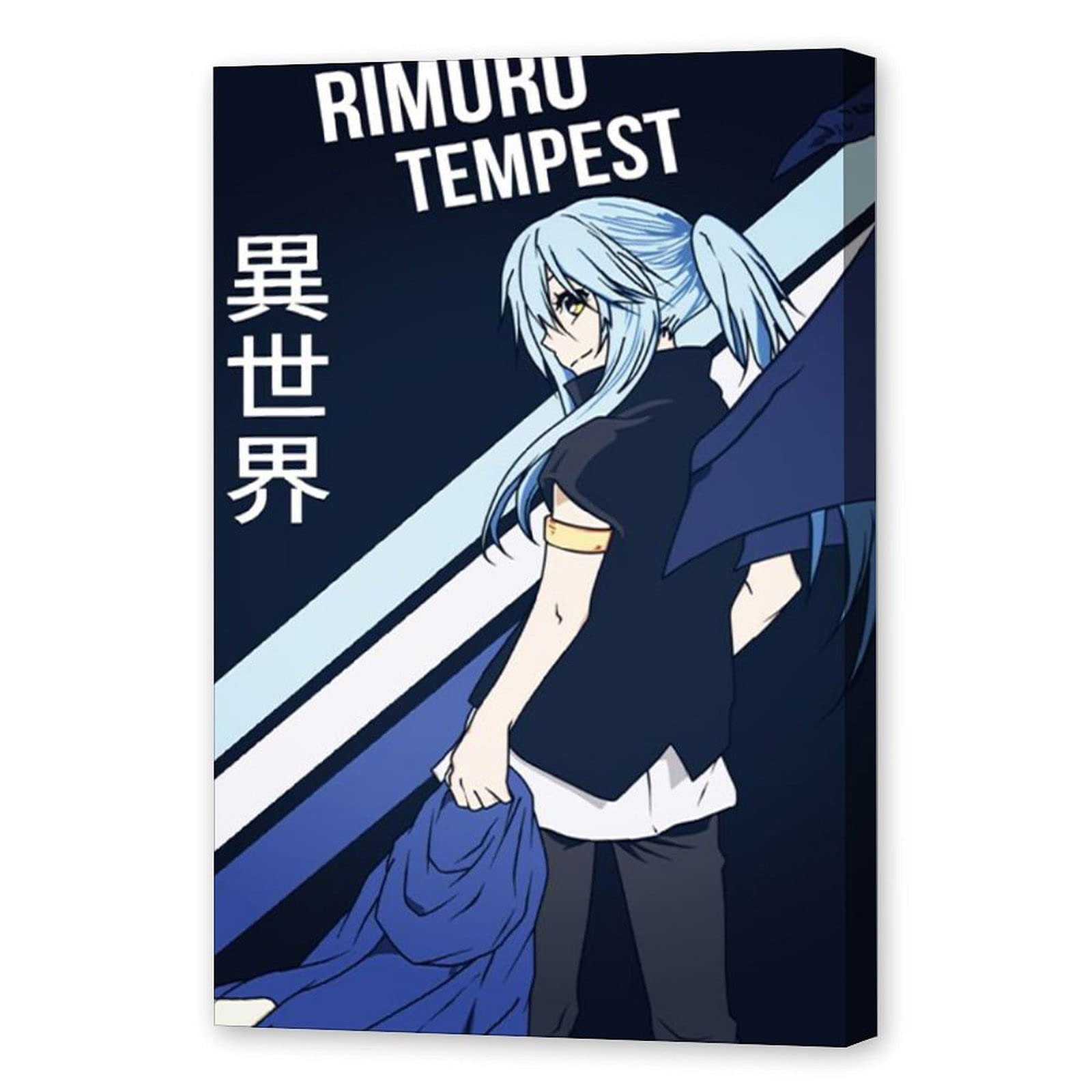 Rimuru Tempest Anime Wall Poster - That Time I Got Reincarnated as a Slime Canvas Art (20x30inch/50x75cm) - Perfect Gift for Anime Fans, Boys & Girls - Living Room Decor, Bedroom Painting, Game Room Wall Art