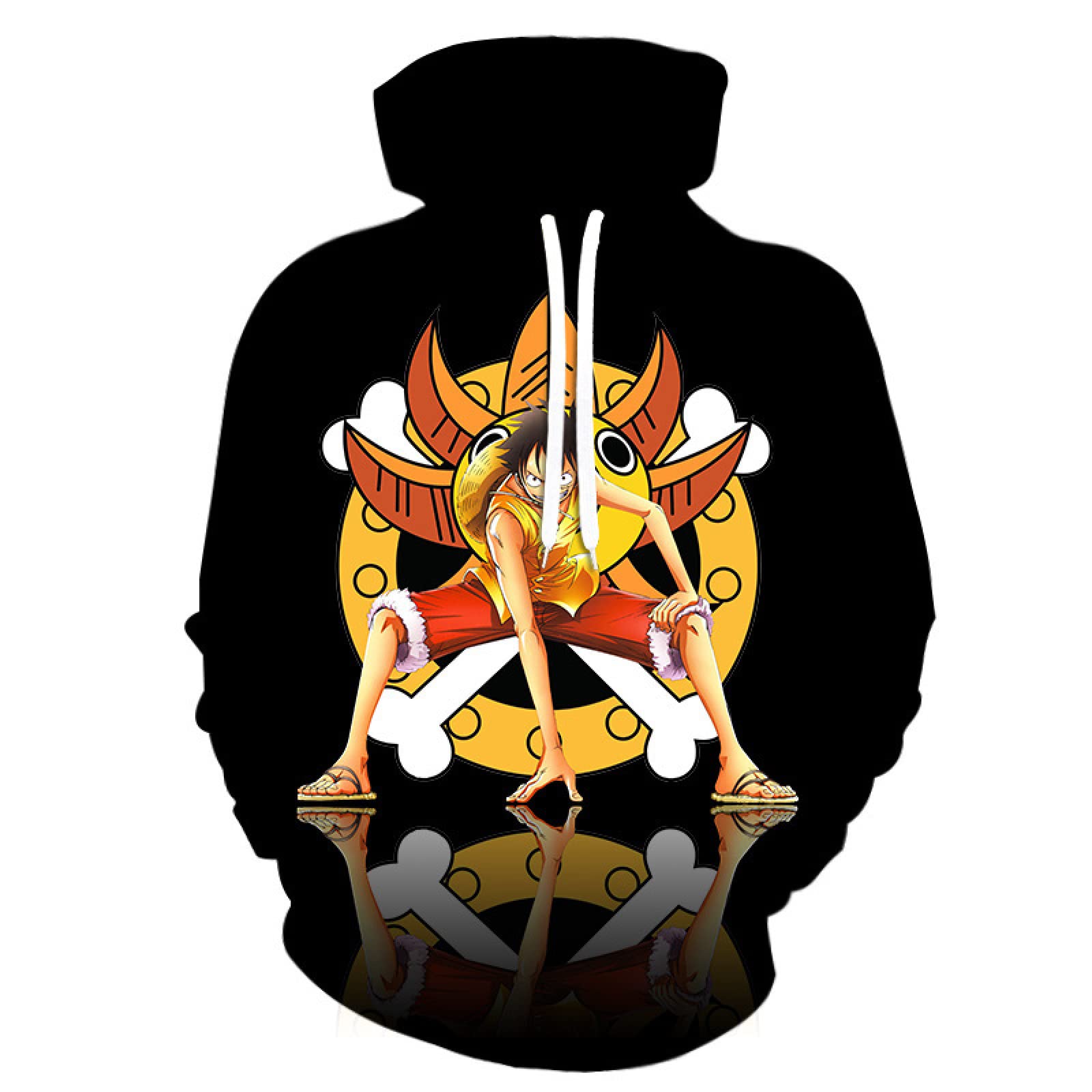 One Piece Luffy Cosplay Hoodie - Anime Character Pullover Sweatshirt for Men & Women | Perfect for Halloween, Comic Con & Anime Conventions