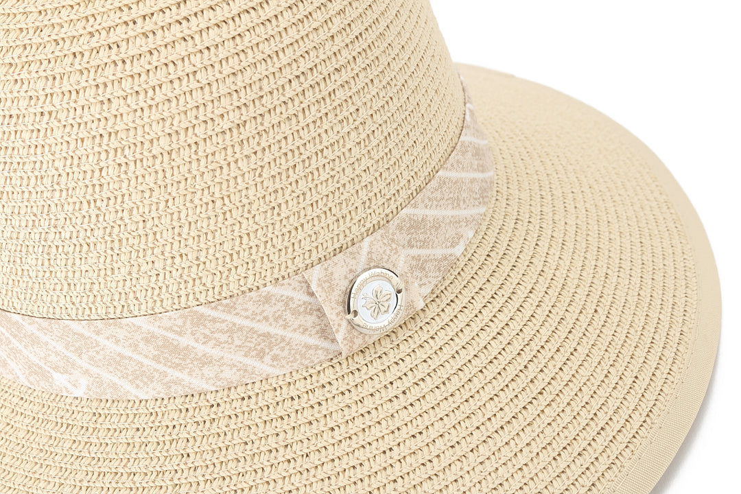 Stylish Beige Marigold Hat for Women - Summer Sun Hat with Wide Brim for Outdoor, Beach, and Travel