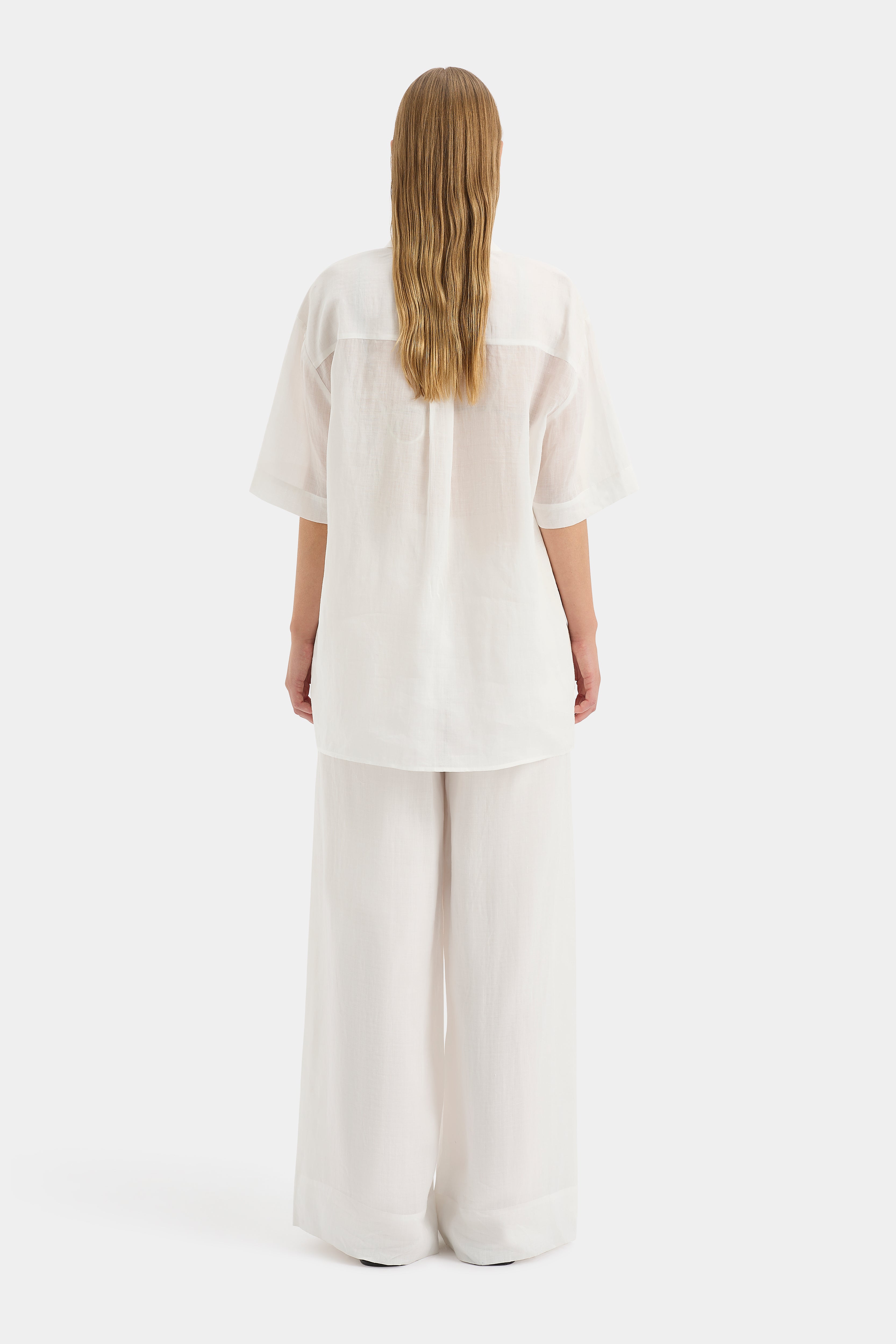 Rosalia Shirt Ivory - Elegant Women's Blouse for Casual & Office Wear | Perfect for Work, Dates & Everyday Outfits