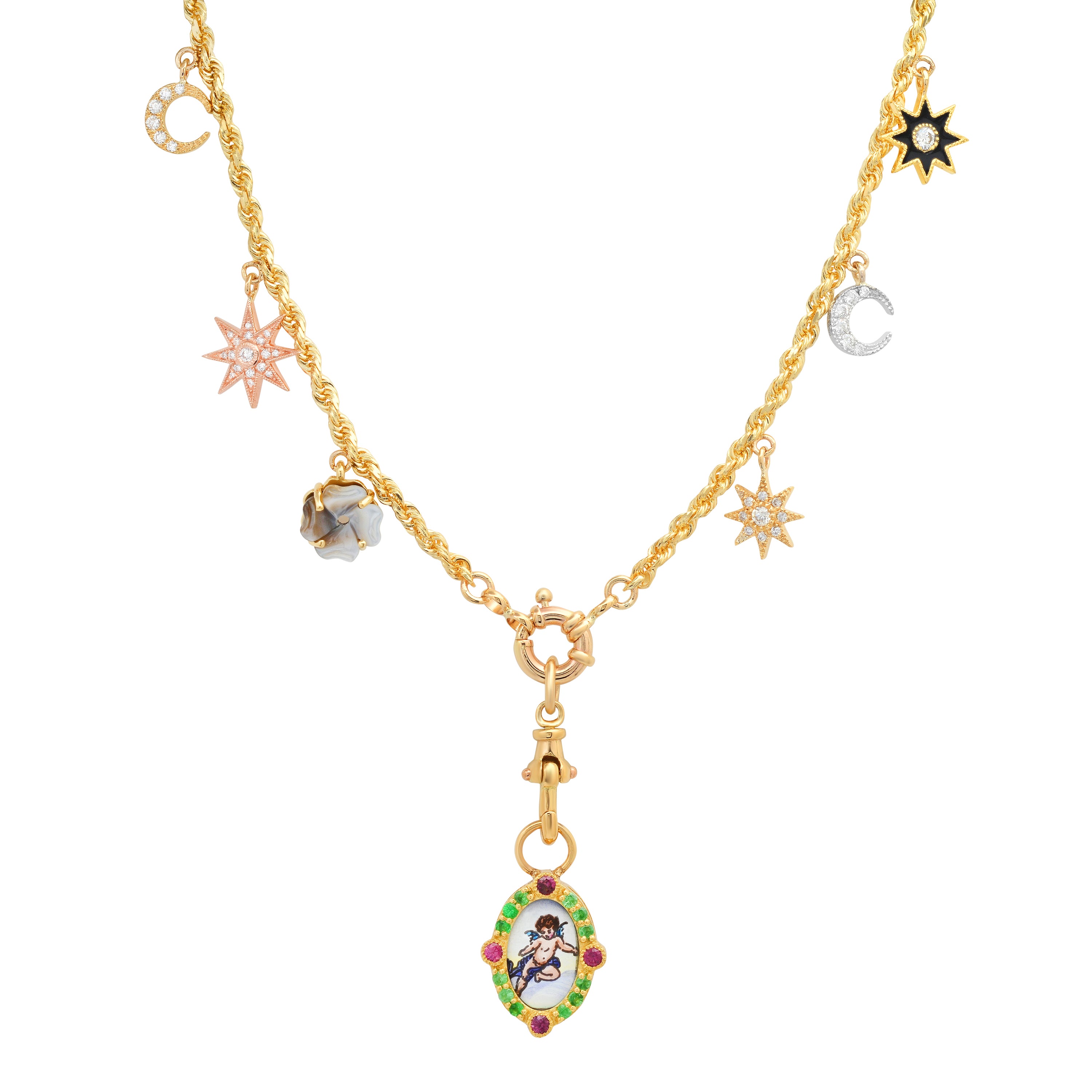 Lucky Charm Necklace for Women - Elegant & Stylish Jewelry Gift for Her | Perfect for Birthday, Anniversary & Everyday Wear