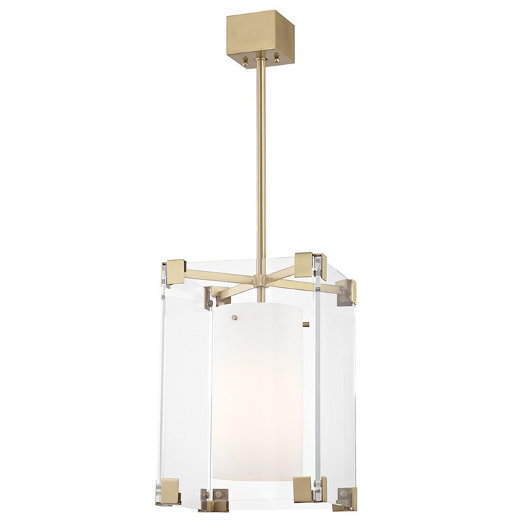 Achilles Single Light Small Pendant Lamp - Modern Minimalist Ceiling Light Fixture for Bedroom, Kitchen, Dining Room, and Living Room Decor