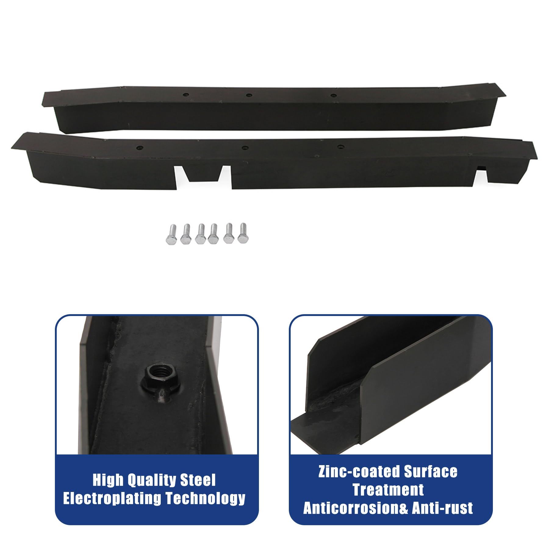 Mountainpeak Center Skid Plate Frame Rust Repair Kit for 1997-2002 Jeep Wrangler TJ - Heavy Duty Off-Road Protection & Underbody Reinforcement for Trail & Rock Crawling