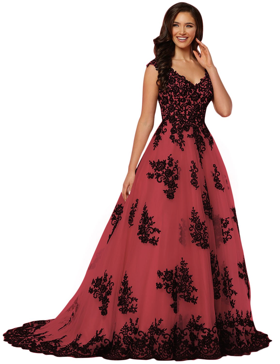 2019 Elegant Mermaid Long Prom Dress with Noble Lace - Perfect for Formal Dances, Weddings & Evening Galas