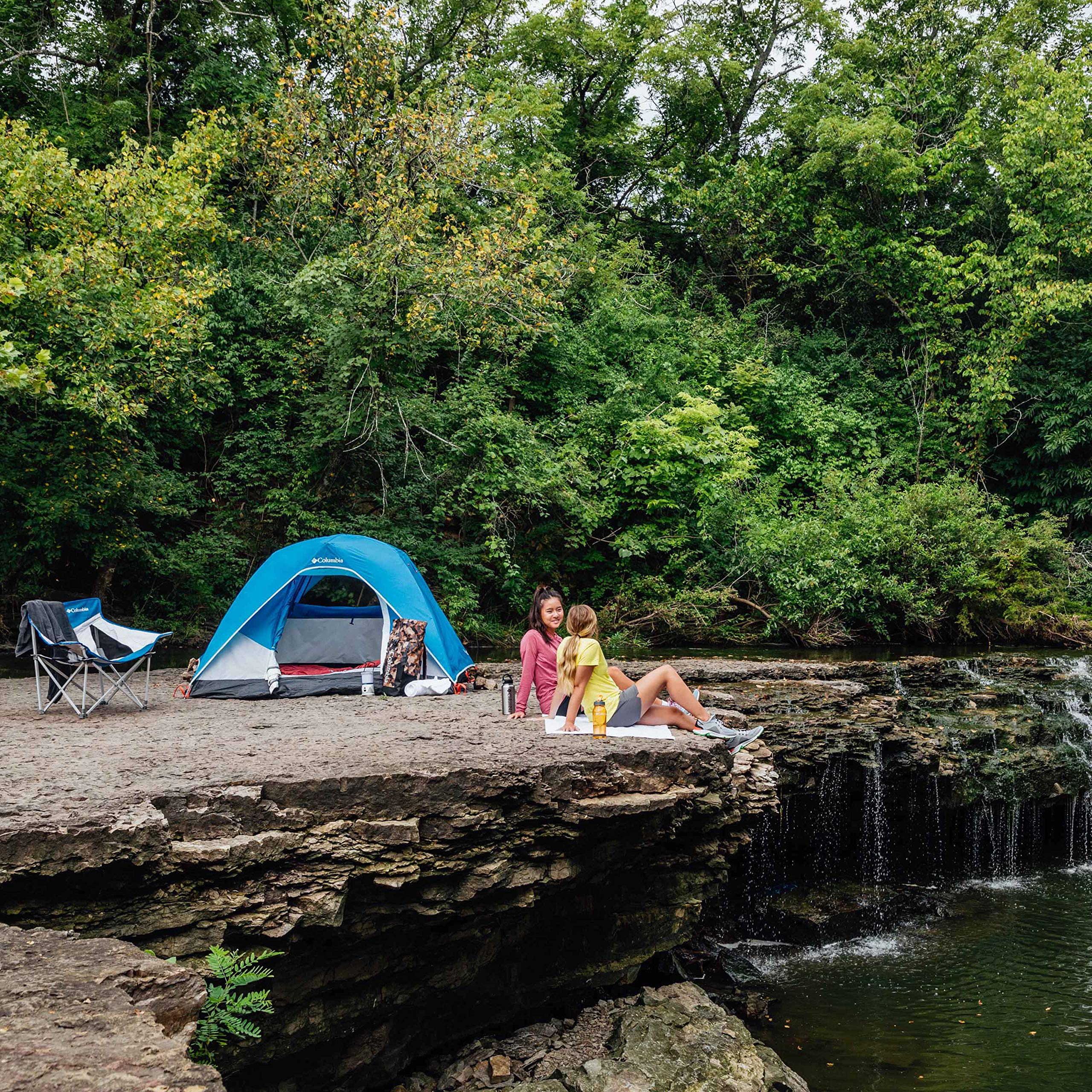 Columbia Dome Tent - 3/4/6/8 Person Camping Tent for Hiking, Backpacking & Family Outdoor Adventures | Lightweight Waterproof Shelter for Campgrounds, National Parks & Backyard Camping