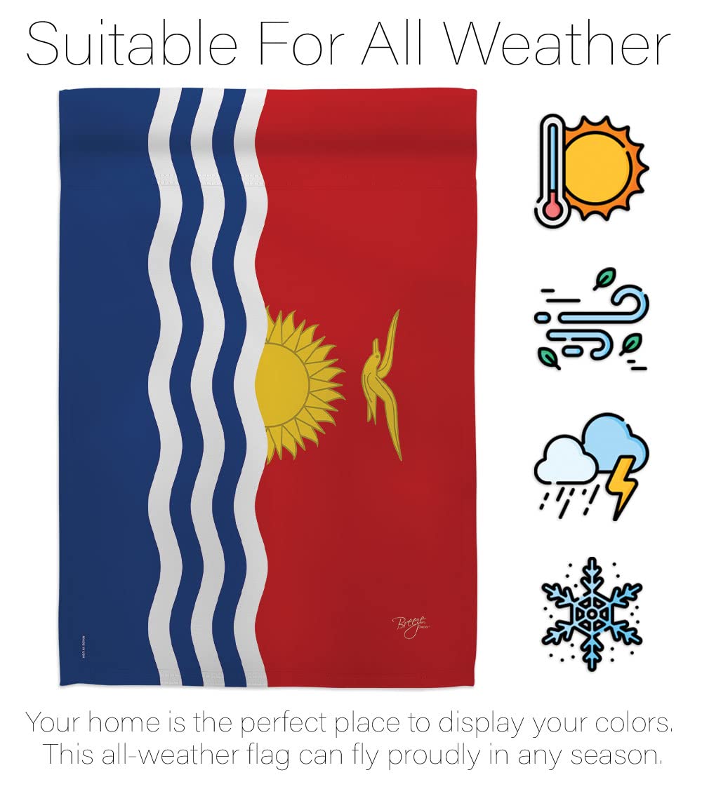 Kiribati National Flag Set 28x40