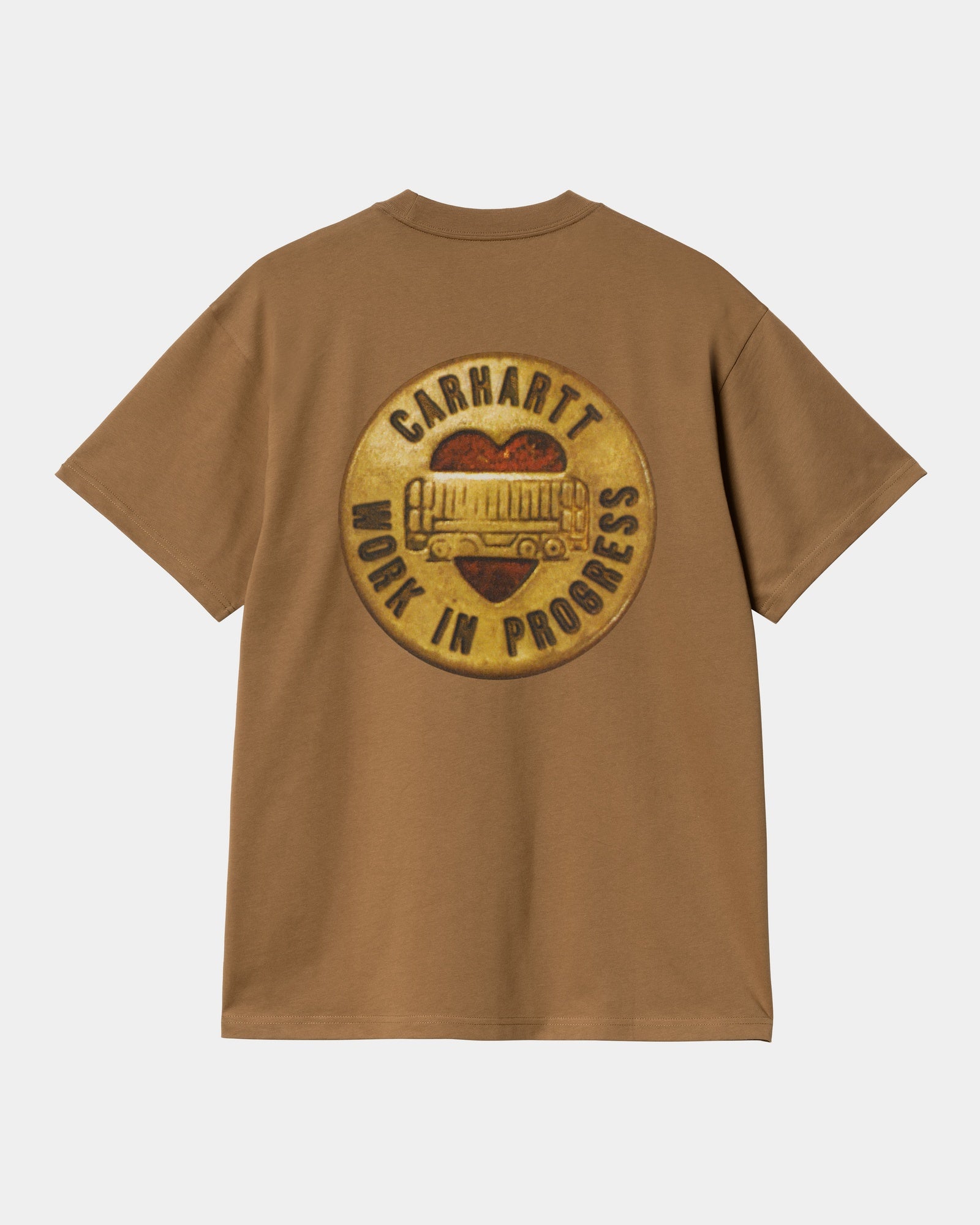 Hamilton Brown Button-Up T-Shirt for Men - Casual Short Sleeve Shirt for Everyday Wear | Perfect for Office, Outings & Summer Style