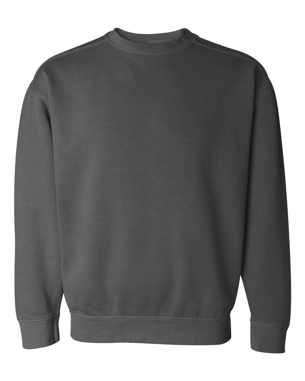 Comfort Colors Chouinard 1566 Adult Crew Neck Sweatshirt | Soft Cotton Pullover Hoodie | Pepper PgmDye Small | Casual Wear, Street Style & Loungewear for Men & Women