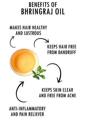 Bhringraj Kaikesi Karisalankanni Eclipta Alba Hair Oil - 50ml | Ayurvedic Herbal Hair Growth Treatment for Dry, Damaged Hair | Perfect for Daily Scalp Massage & Hair Care Routine