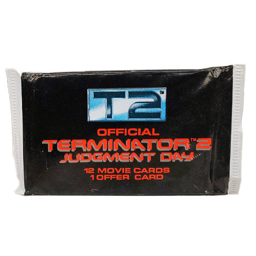 1991 Impel Terminator 2 Judgment Day Trading Cards - Unopened Pack - Collectible Movie Memorabilia for Fans & Card Collectors - Perfect for Display, Gifts, and Nostalgic Collections