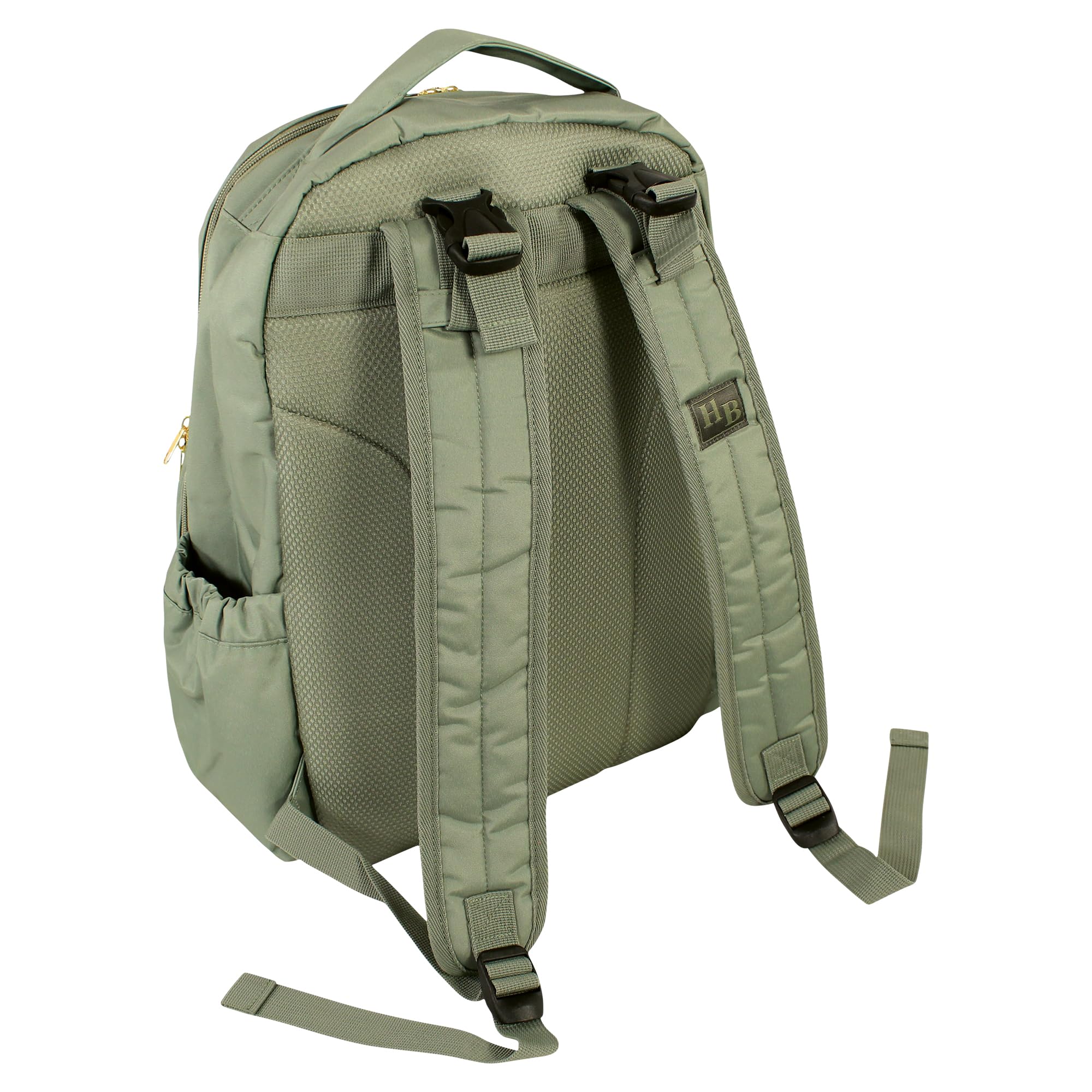 Premium Unisex Baby Diaper Backpack with Changing Pad - Olive, One Size | Stylish & Spacious Diaper Bag for Parents On-The-Go, Travel, Daycare & Family Outings
