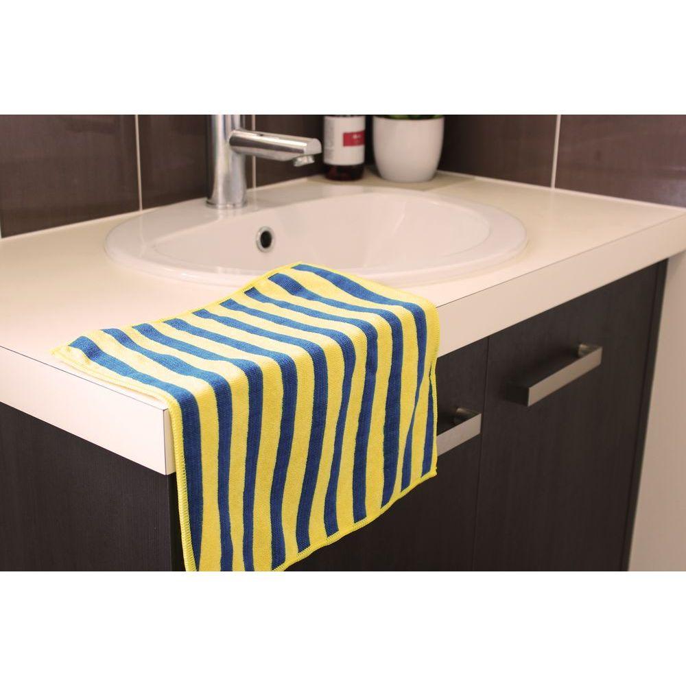 Premium White Magic Microfiber Bathroom Cleaning Cloth - Eco-Friendly, Super Absorbent & Reusable - Perfect for Bathroom, Kitchen & Glass Surfaces