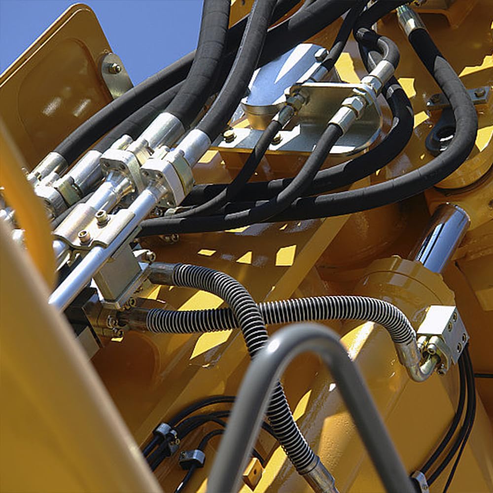 100 Ft 3/8 Inch Hydraulic Hose with 20PCS 3/8