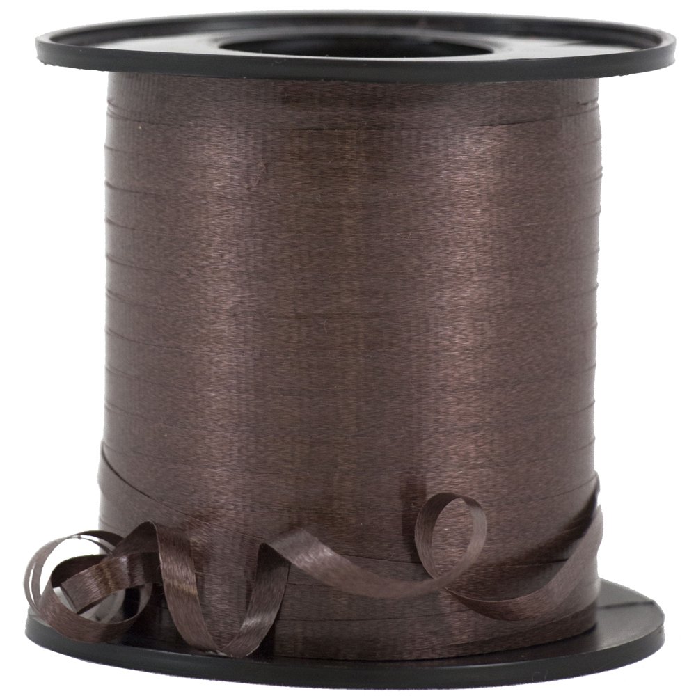 JAM PAPER 250 Yards Chocolate Brown Curling Ribbon - 12 Pack Bulk Gift Wrapping Ribbon for Birthday, Wedding, Christmas Decorations & Party Supplies