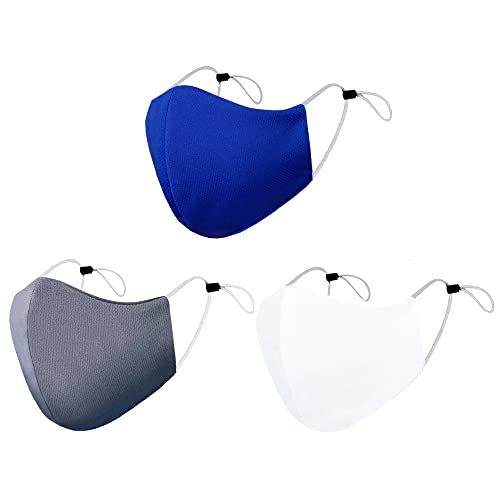 Royal Blue, White, Gray