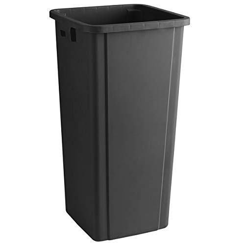 PRO&Family 75 Qt (19 Gallon) Black Square Touchless Trash Can with Trash Bags - Kitchen, Office, Bathroom Waste Bin & Recycling Container for Home & Commercial Use