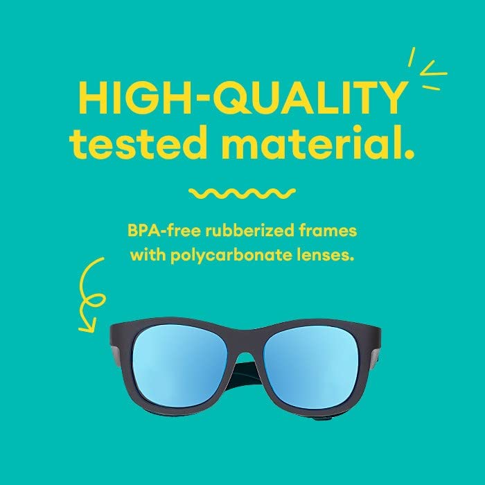 Babiators Keyhole Sunglasses for Kids - 100% UV Protection Polarized Sunglasses for Boys & Girls - Perfect for Beach, Swimming, Outdoor Sports & Summer Activities