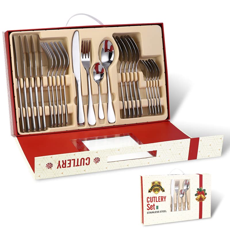 24pcs Silver
