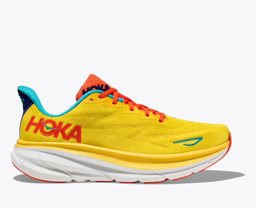 Hoka Clifton 9 Running Shoes for Men - Lightweight Cushioned Road Running Sneakers for Marathon Training & Daily Jogging