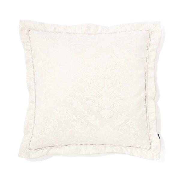 Lublesse 24x24 Inch Square Cushion Cover - Soft Ivory Pillow Case for Sofa, Bed, Chair - Home Decor & Living Room Accessories